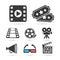 Cinema trendy icon for design. Vector elements