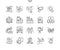 Cinema Well-crafted Pixel Perfect Vector Thin Line Icons 30 2x Grid for Web Graphics and Apps.