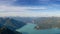 Cinemagraph Continuous Loop Animation. Aerial View of Howe Sound