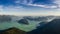 Cinemagraph Continuous Loop Animation. Aerial View of Howe Sound