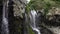 Cinemagraph of Small Jeongbang Waterfall on Jeju Island, South Korea. Loopable Video