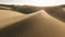 Cinematic aerial background with ripples texture on sand surface desert nature