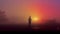 cinematic picture of Thick Morning Fog Sunrise generative AI