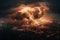 Cinematic Thunderstorm: A Highly Detailed Digital Depiction of a Natural Disaster.