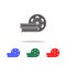 cinematographic tape icon. Elements of cinema and filmography multi colored icons. Premium quality graphic design icon. Simple ico
