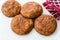 Cinnamon Cookies Snickerdoodle on Marble Board