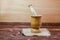 Cinnamon, daisy wooden pestle