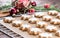 Cinnamon-flavoured star-shaped biscuits