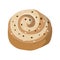 Cinnamon Roll.Vector illustration of Cinnamon Roll