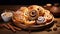 Cinnamon rolls: Swirled spirals of soft, sweet dough, glazed with icing. A warm, comforting treat