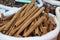 Cinnamon sticks on the Indian market