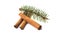Cinnamon sticks and pine sprig
