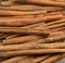 Cinnamon sticks on wood table