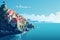 Cinque Terre\\\'s Cliffside Beauty: Vibrant Villages and Azure Waters