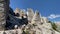 Cinque Torri, Italian Alps. Five Towers mountain peaks