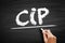 CIP Carriage and Insurance Paid - when a seller pays freight and insurance to deliver goods to a seller-appointed party at an