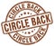circle back brown stamp