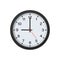 Circle Black Clock Mockup Showing 9 O\\\'clock