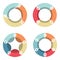 Circle chart infographic for presentations, advertising, layouts, annual repo