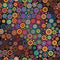 Circle circle colorful seamless pattern