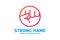 Circle Circular Strong Fist Hand for Rebel Sport Gym Fitness Logo