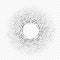 Circle dot halftone circular pattern vector white minimal gradient texture background