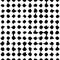 Circle dot monochrome seamless raster pattern. Minimalist polka black and white background. Sophisticated backdrop.