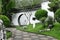 Circle entrance of Chinese garden