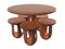 Circle Flower Table Chair Set_Raster