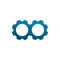 Circle gear infinity technology service repair tools logo design