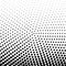Circle Halftone Element, Monochrome Abstract Graphic. Ready for