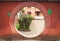 Circle - Hole in the wall - Brick wall - Garden