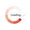 Circle loading spinning Progress upload template buffering waiting indicator icons