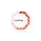 Circle loading spinning Progress upload template buffering waiting indicator icons