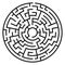 Circle Maze Vector