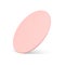 Circle platform slim cylinder pink basic foundation design realistic vector illustration
