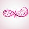 Circle ribbon official metastatic breast cancer ribbon black wired ribbon cinta grosgrain muscle cancer ribbon girl