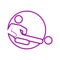 Circle Shape Sliding Tackle Football Soccer Sport Outline Figure Symbol