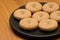 Circle shaped cookies