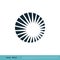 Circle Star Sunburst Icon Vector Logo Template Illustration Design. Vector EPS 10