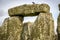 The circle at Stonehenge