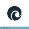Circle Swirl Swoosh Icon Vector Logo Template Illustration Design. Vector EPS 10