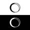 Circle vector logo template design .