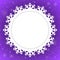 Circle Violet Background New Year Snow Snowflake.