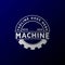 Circle Wheel Gear Cog Sprocket Engine Machine Bike Mining Logo Design