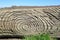 Circles engraved into a block of wood