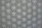 Circles metal grid gray texture steel perforated holes pattern