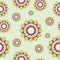 Circles retro style seamless pattern