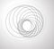 Circles spiral abstract layout background design