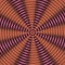 Circless kaleidoscop orange and purple colors